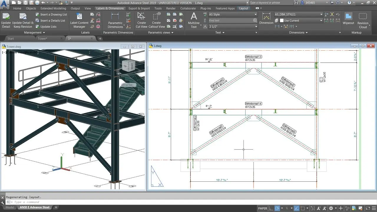 Autodesk Advance Steel Drawing Template | Design Consulting | Autodesk Gold Partner