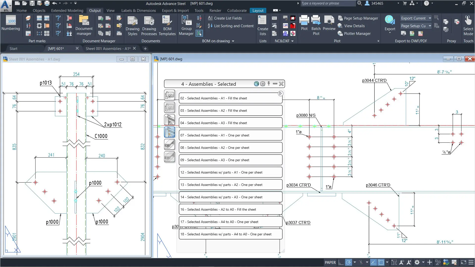 Autodesk Advance Steel Drawing Template  | Design Consulting | Autodesk Gold Partner