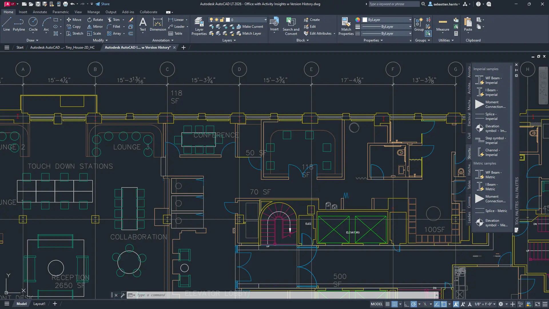 Autodesk AutoCAD LT 2027 software interface overview