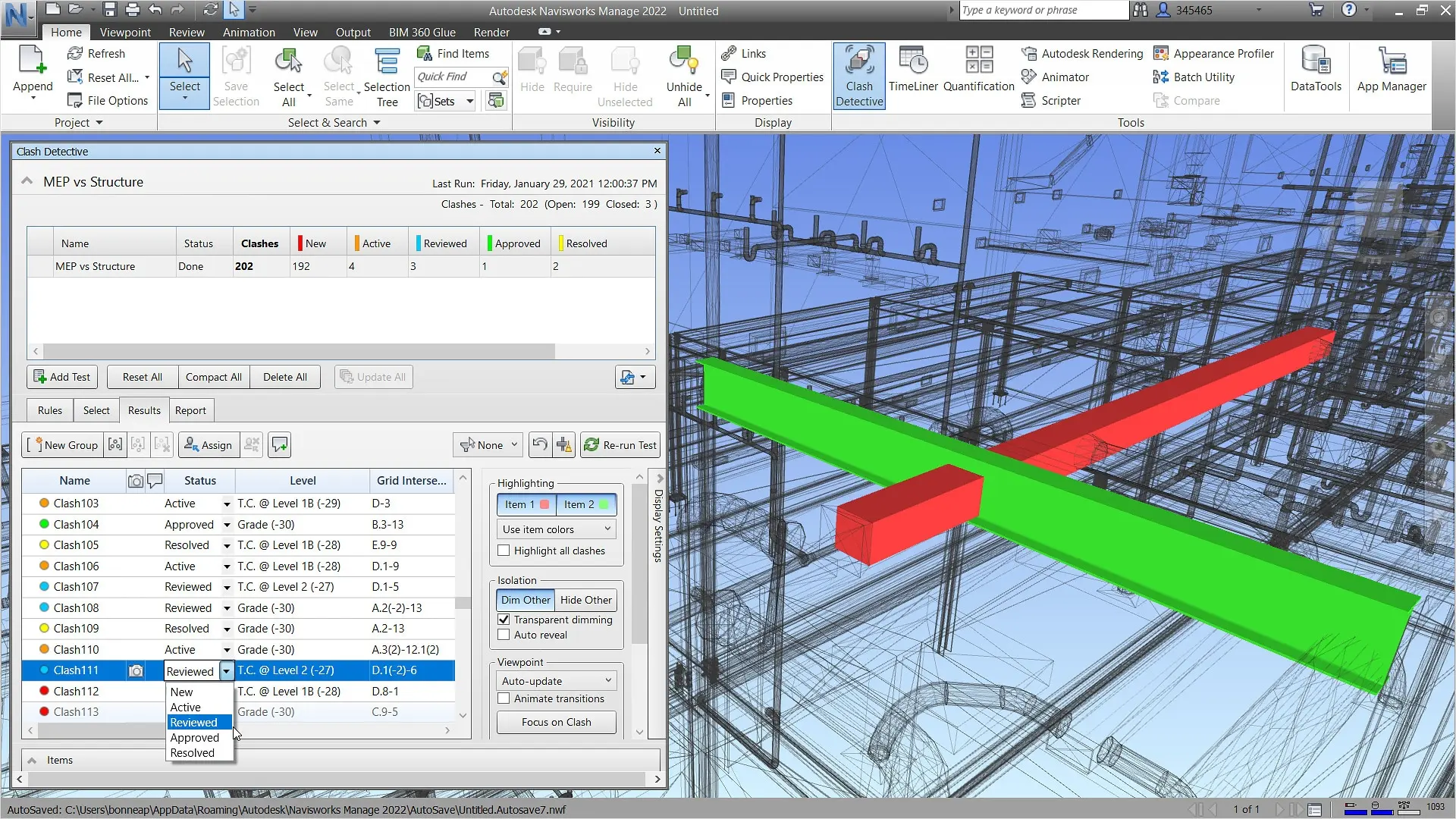 Autodesk Navisworks Training Course | Design Consulting | Autodesk Gold Partner