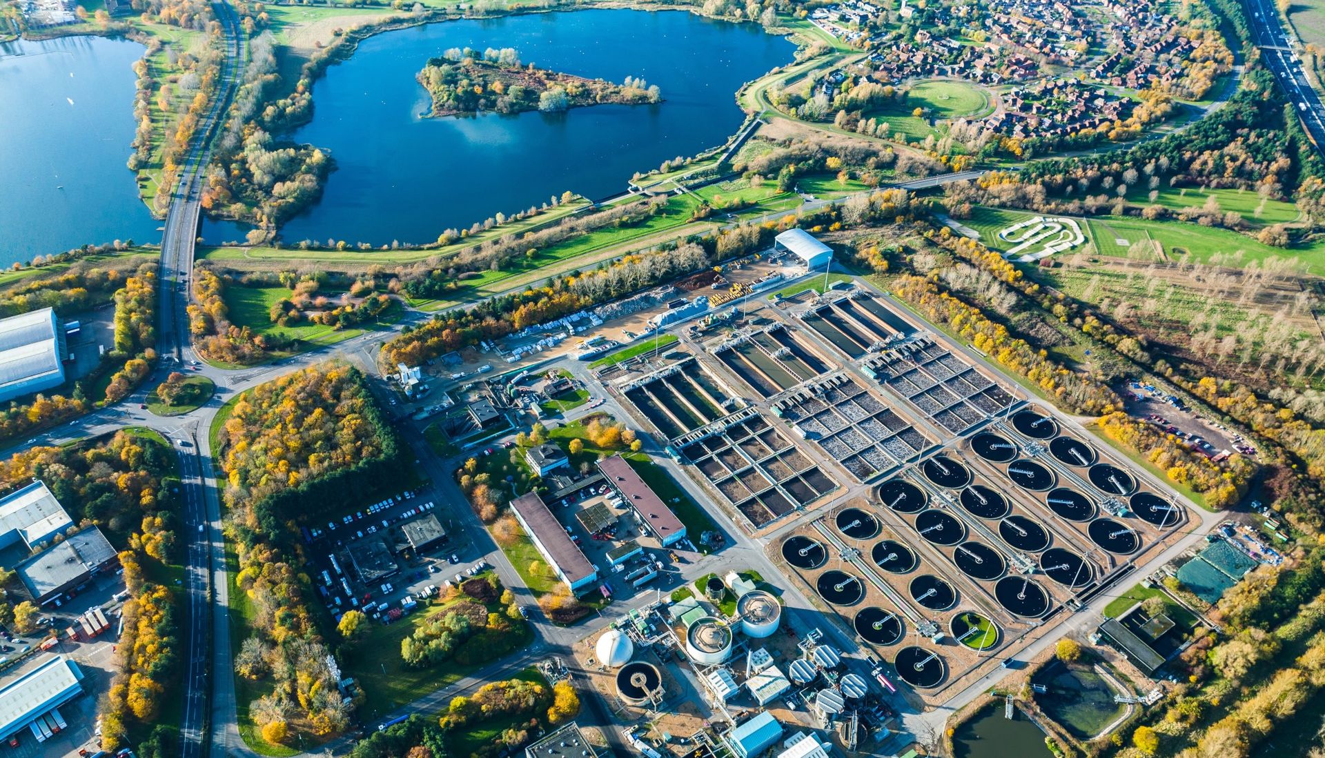 Autodesk Water - Engineers reviewing water infrastructure plans at a treatment plant | Design Consulting | Autodesk Gold Partner
