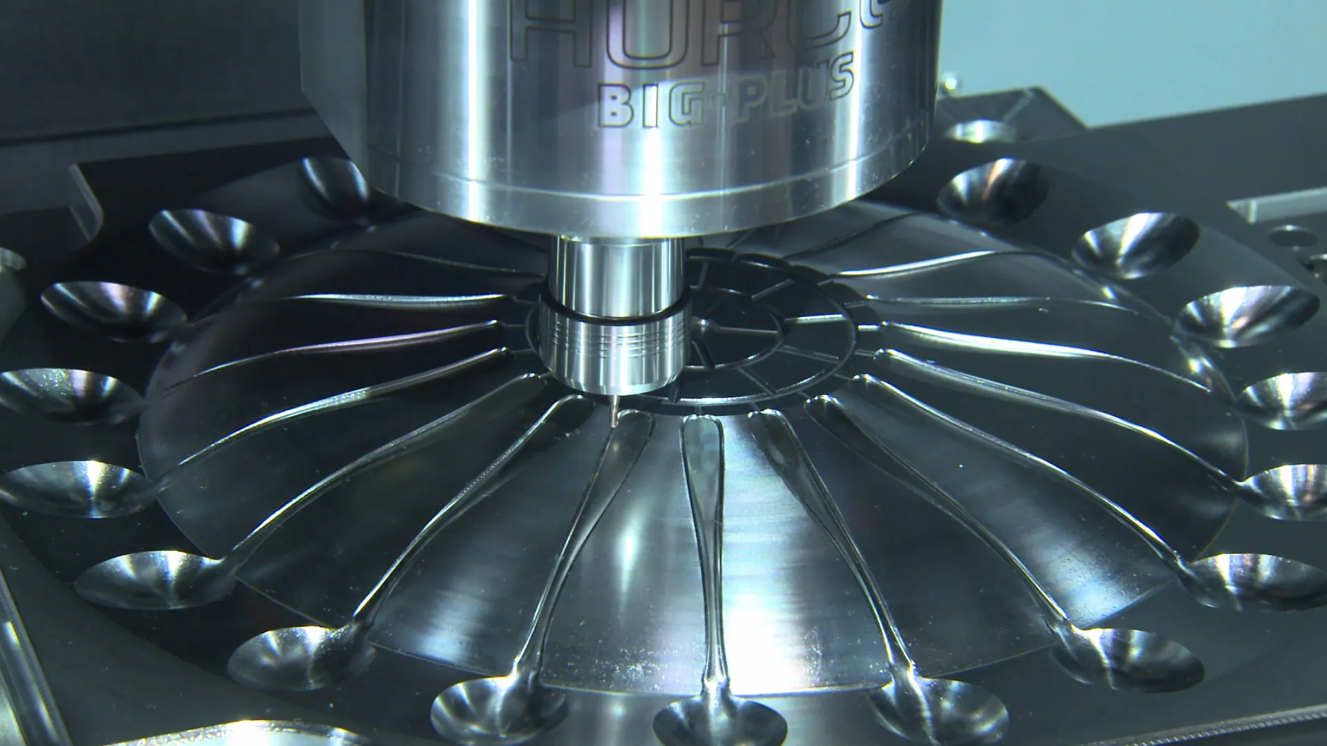 Autodesk Powermill software interface showcasing advanced CNC machining capabilities in a 3D modeling environment