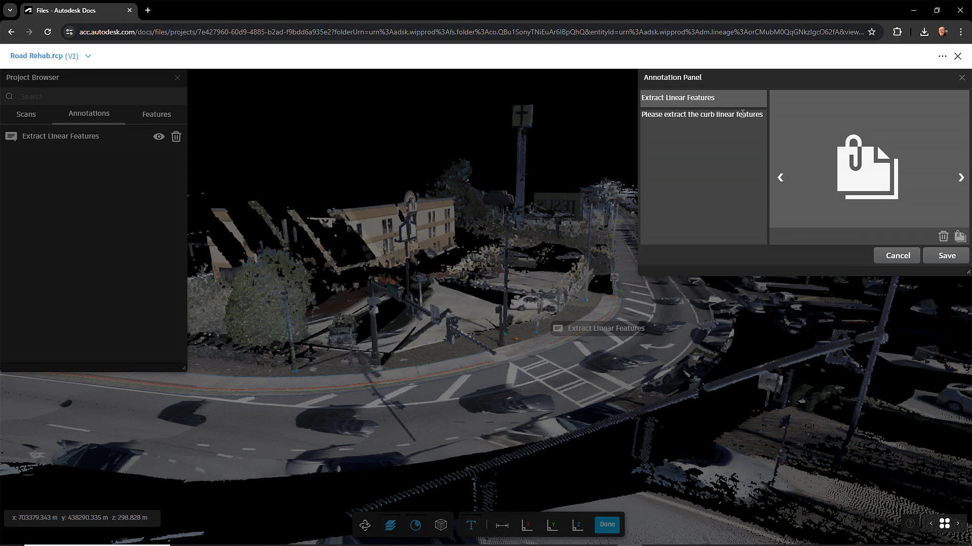 Share reality capture data with Autodesk Recap Pro 2027 - Overview image showcasing advanced 3D model visualization