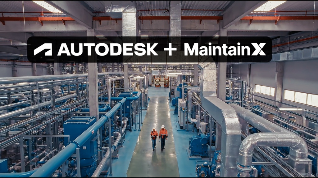Industrial facility with Autodesk and MaintainX partnership