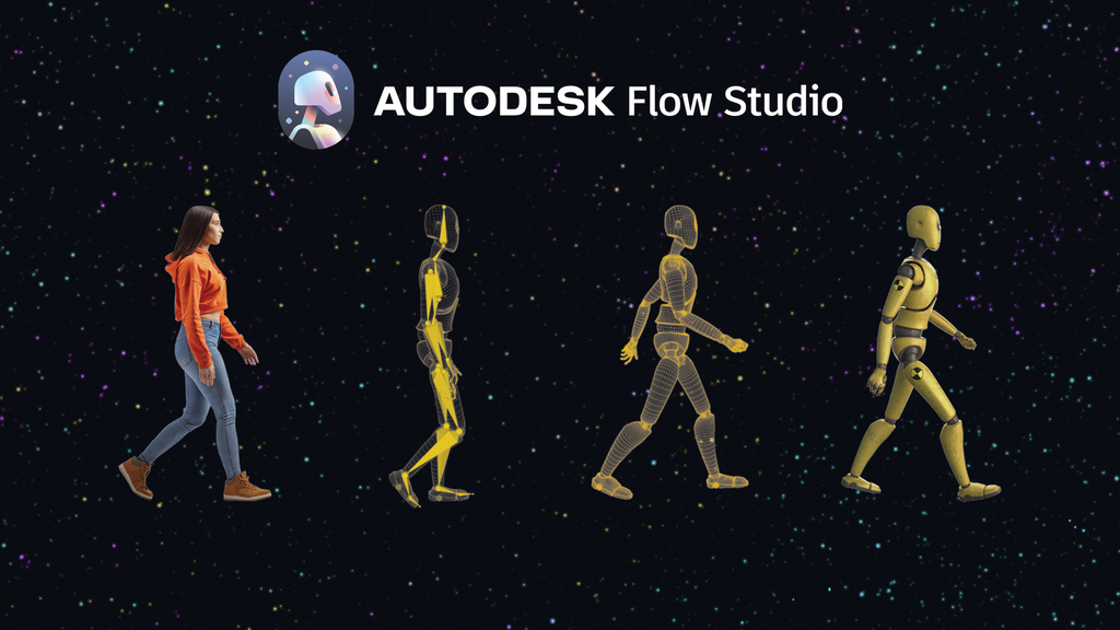 Human to robot evolution in Autodesk Flow Studio