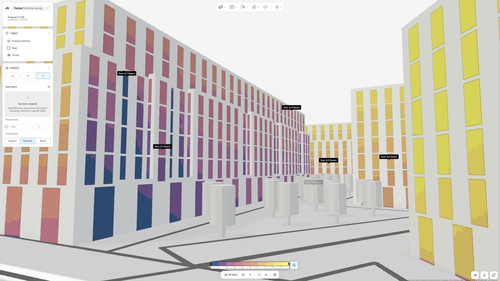 Autodesk Forma Design Collaboration - Forma BD Schematic design case in Berlin 3