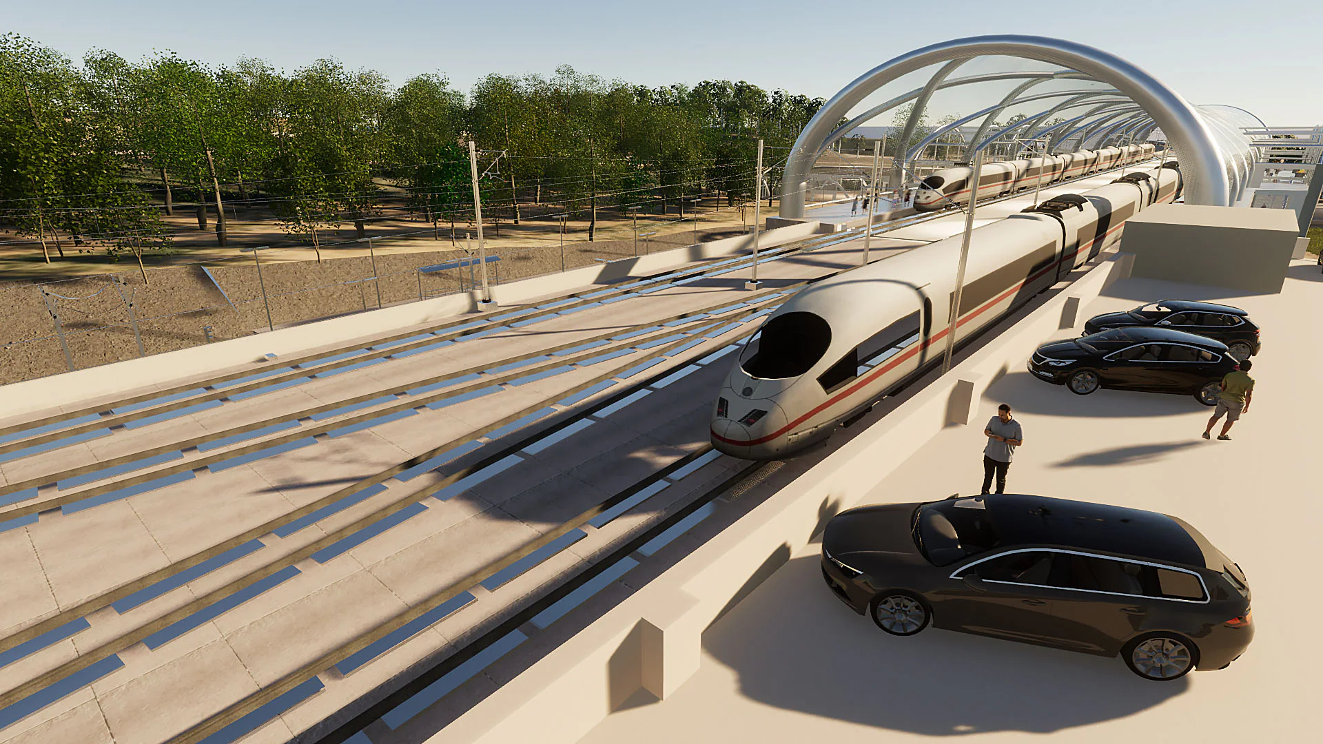 Discover new features in Autodesk Infraworks 2024 with an overview image showcasing advanced infrastructure design capabilities
